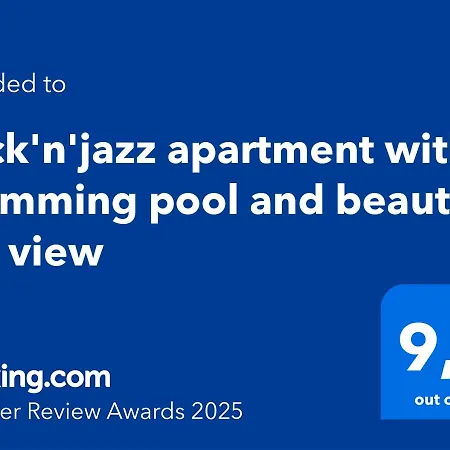 Rock'n'jazz With Swimming Pool And Beautiful Sea View